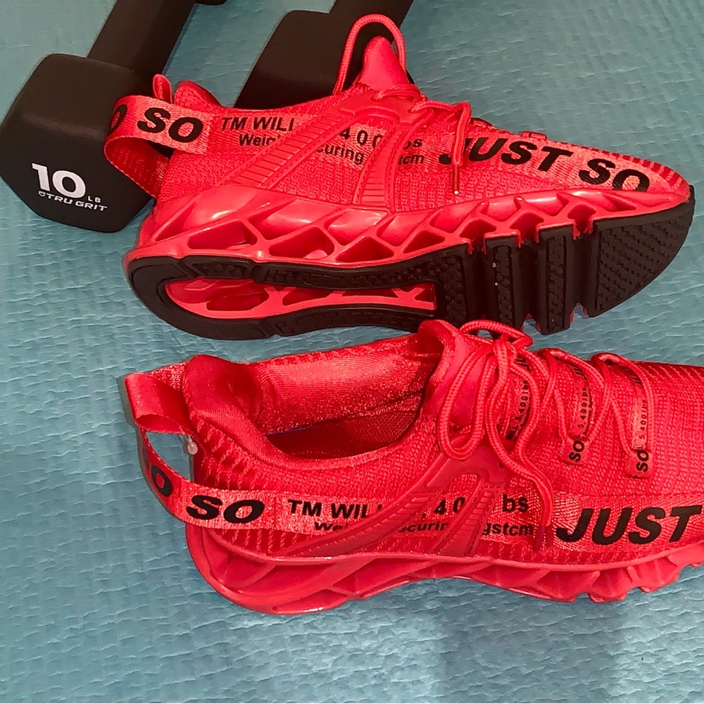 Red Running Shoes